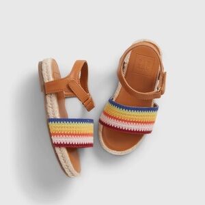 Gap toddler rainbow espadrille sandal 5